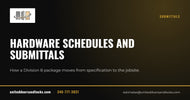 United Doors and Locks guide: Hardware schedules and submittals