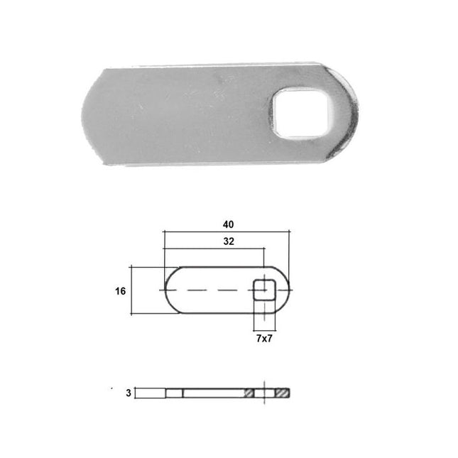 Abloy Protec2 Straight Cam – Part No. 434794