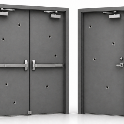 Bullet Resistant Steel Doors