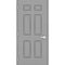 6-Panel Embossed Hollow Metal Door