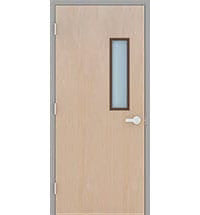 Commercial Wood Door with Glass