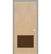 Commercial Wood Door with Louver
